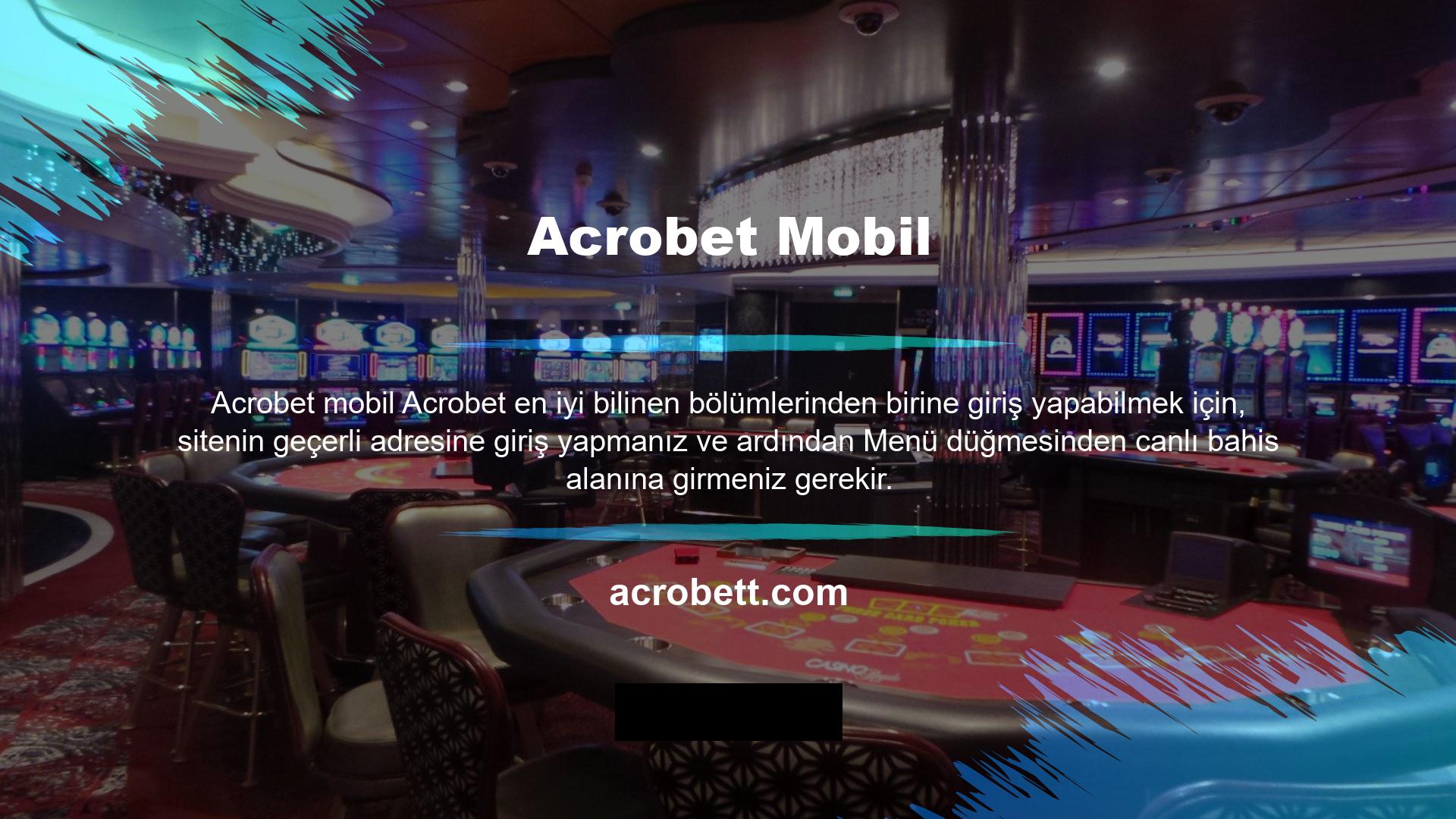 Ayrıca, kazanma veya kaybetme şansı olan her oyun için olasılıkları da görebilirsiniz